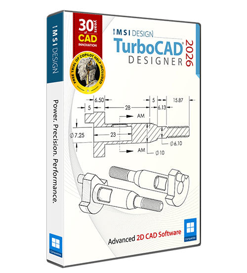 TurboCAD 2026 Designer - 日本 - 永続ライセンス