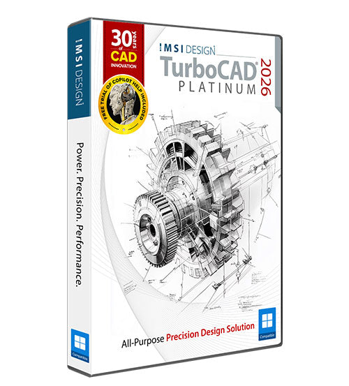 TurboCAD 2026 Platinum - 日本 - 1 年版